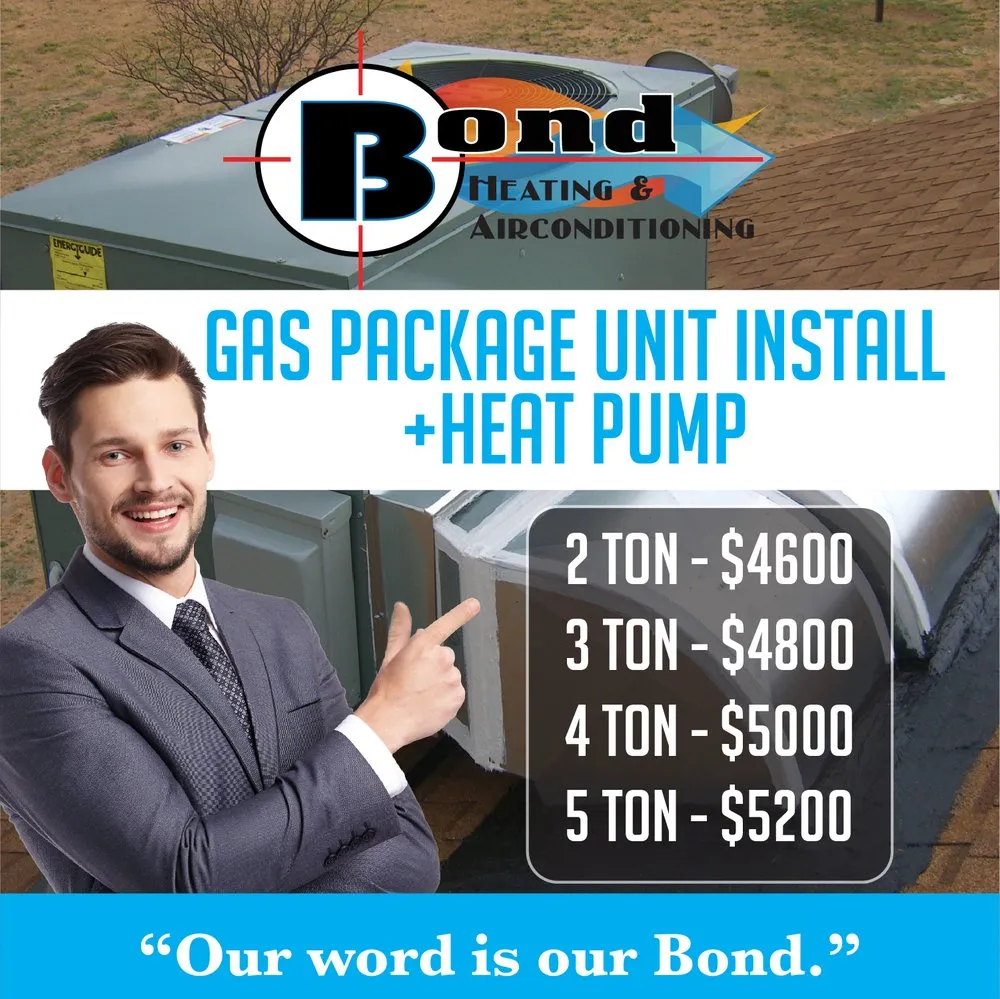 Slide of Bond heating and air conditioning