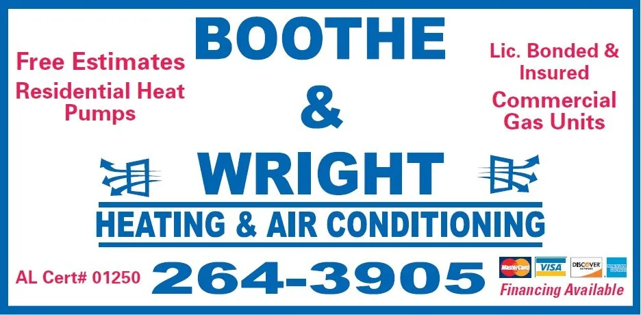 Slide of Boothe And Wright Heating Conditioning