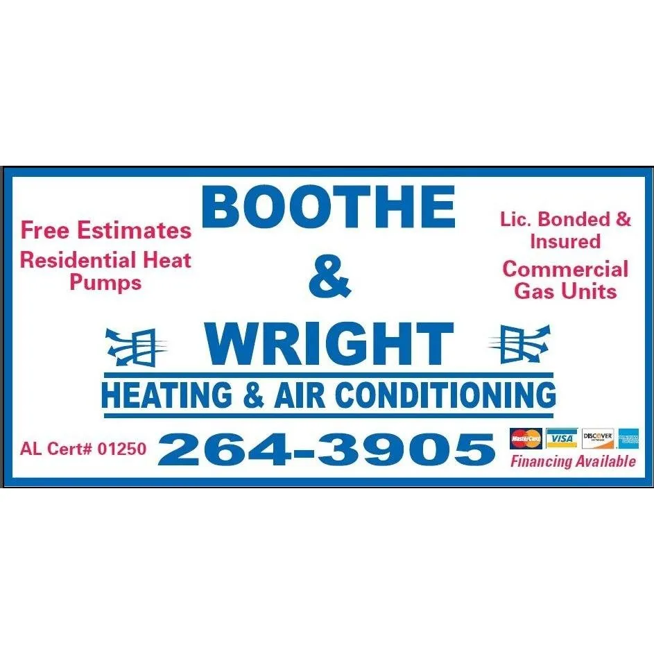 Slide of Boothe And Wright Heating Conditioning