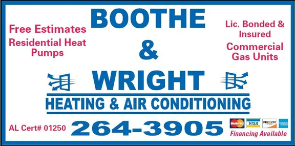 Slide of Boothe And Wright Heating Conditioning