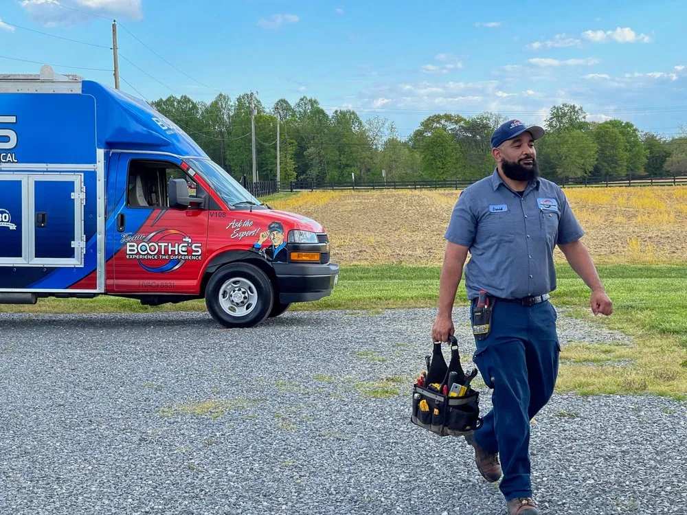 Professional HVAC repair experts serving Curtis Bay Industrial Area, MD - Boothe's Heating, Air, Plumbing, Drains & Electrical