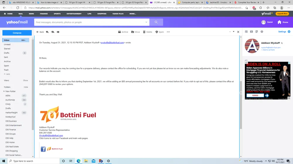 Slide of Bottini Fuel