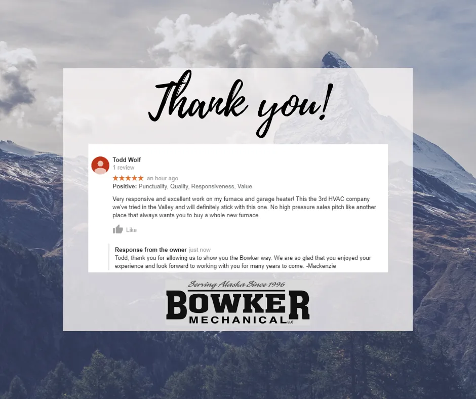 Slide of Bowker Mechanical HVAC