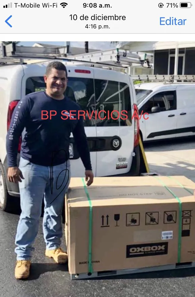 Slide of Bp Servicios A/C