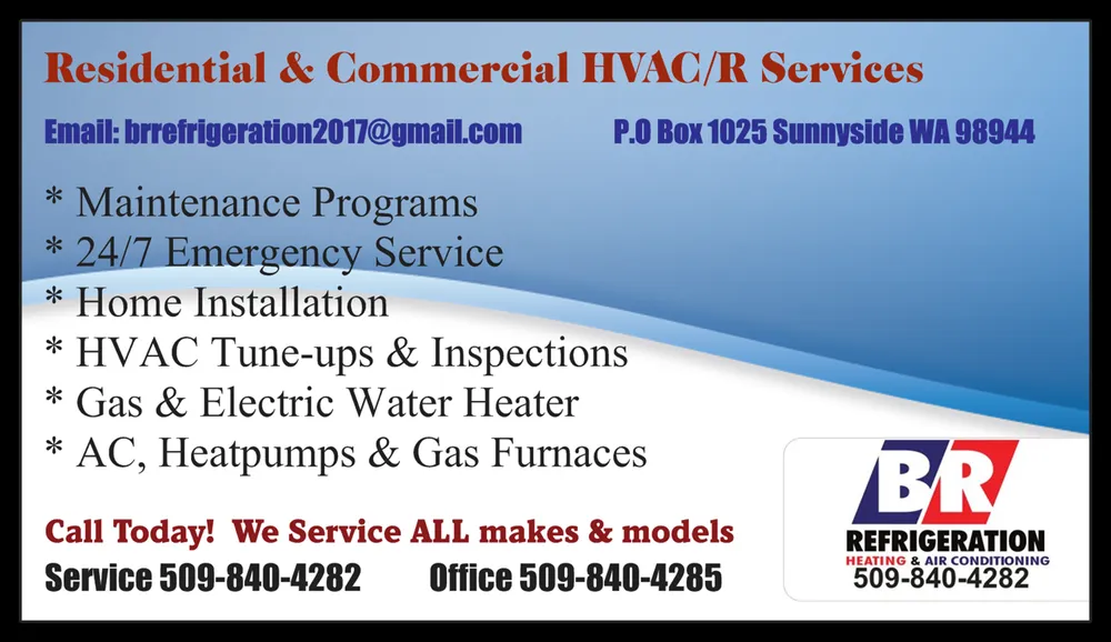 Slide of BR Refrigeration Heating & Air