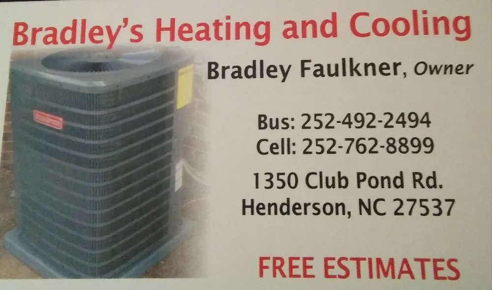 Slide of Bradleys Heating and Cooling