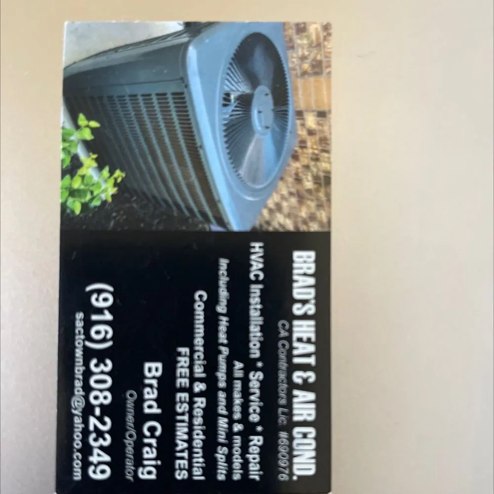 Slide of Brad's Heating & Air Conditioning