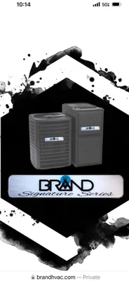 Brand Heating & Air Conditioning Logo