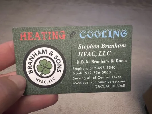 Branham and Sons HVAC Logo