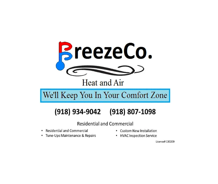 Slide of BreezeCo Heat and Air
