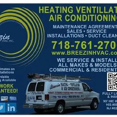 Slide of Breezin HVAC