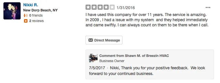 Slide of Breezin HVAC