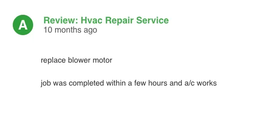 Slide of Breezin HVAC