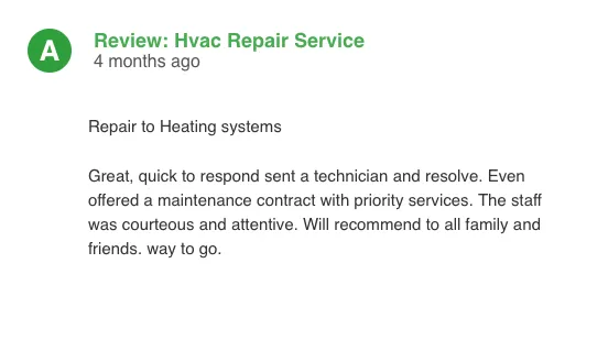 Slide of Breezin HVAC