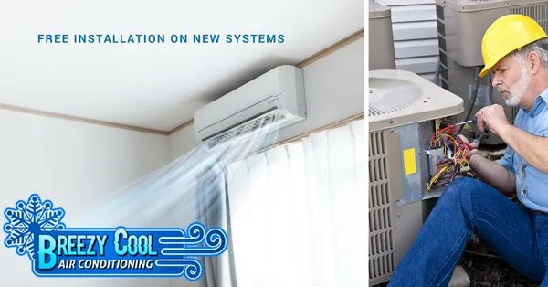 Breezy Cool Air Conditioning Logo