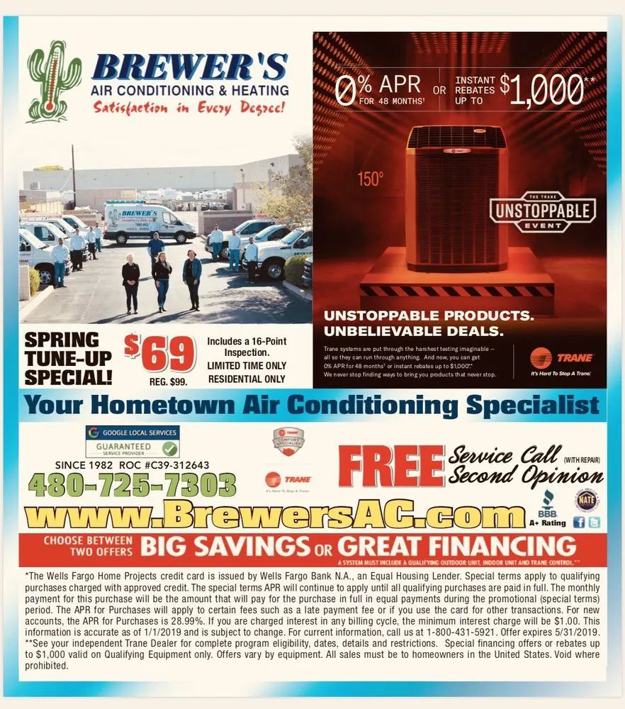 Slide of Brewer's Air Conditioning & Heating
