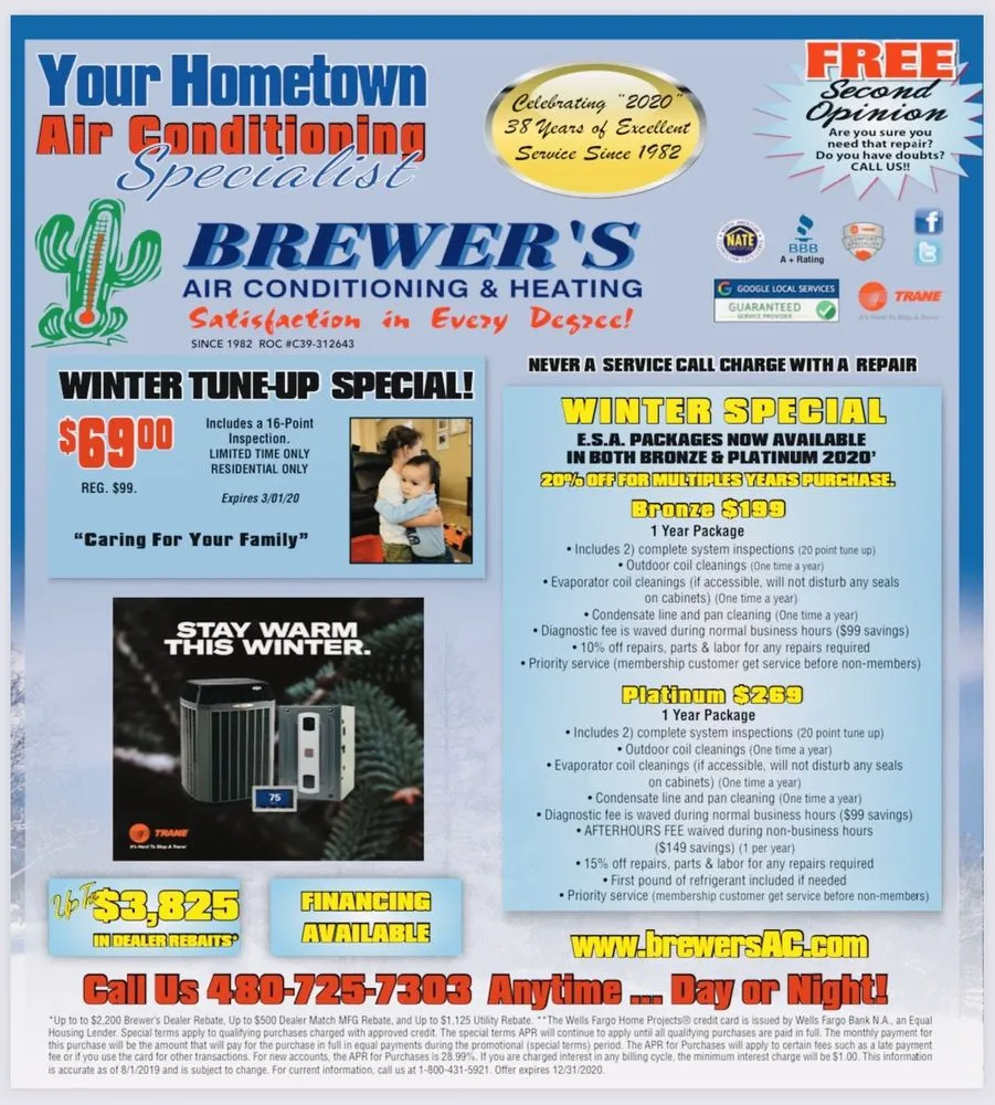 Slide of Brewer's Air Conditioning & Heating