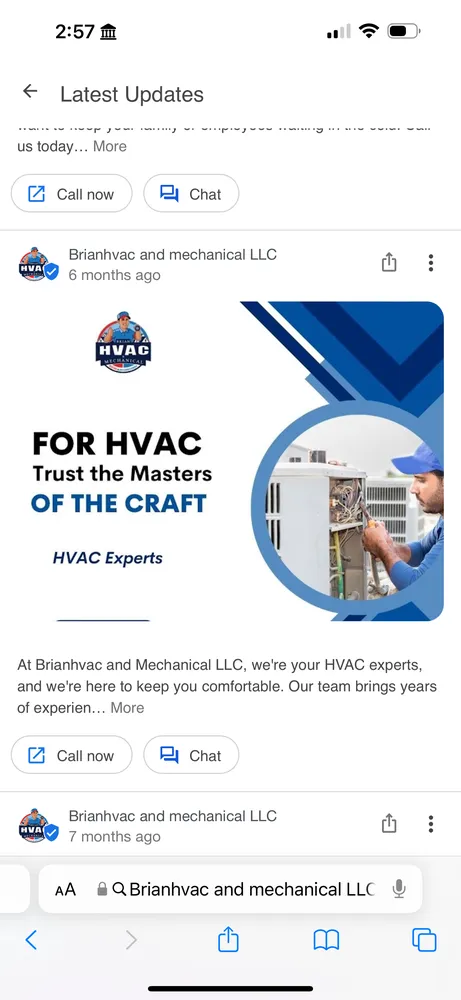 Slide of Brian HVAC And Mechanical
