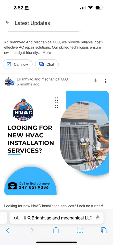 Slide of Brian HVAC And Mechanical