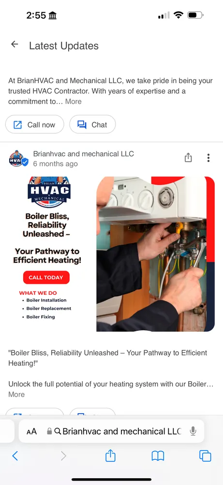 Slide of Brian HVAC And Mechanical