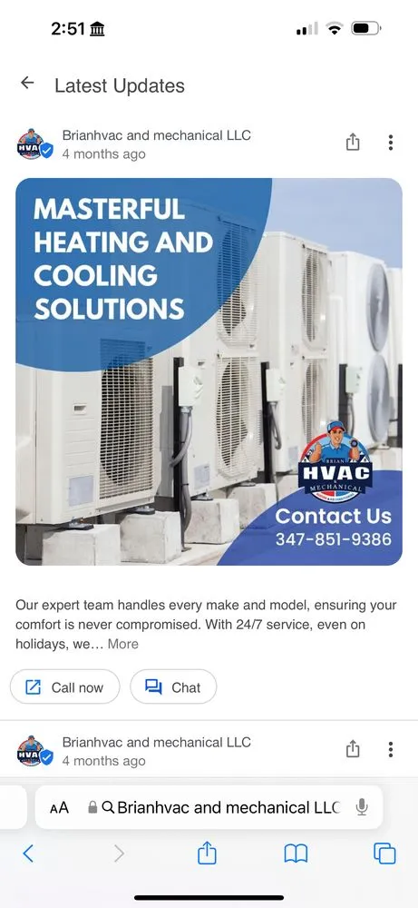 Slide of Brian HVAC And Mechanical