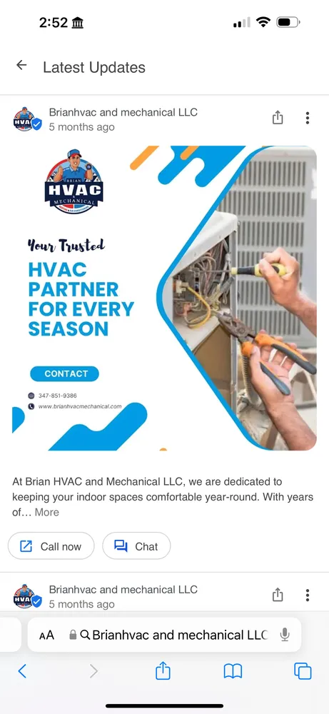 Slide of Brian HVAC And Mechanical