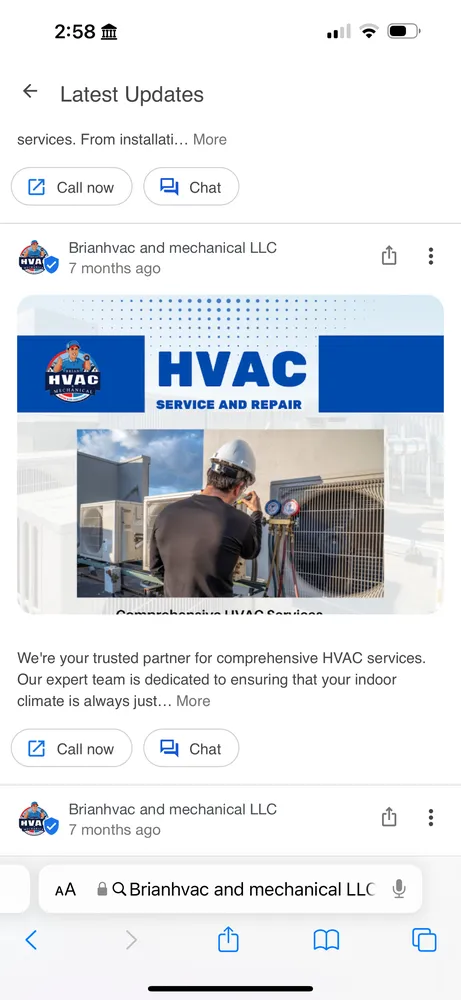 Slide of Brian HVAC And Mechanical