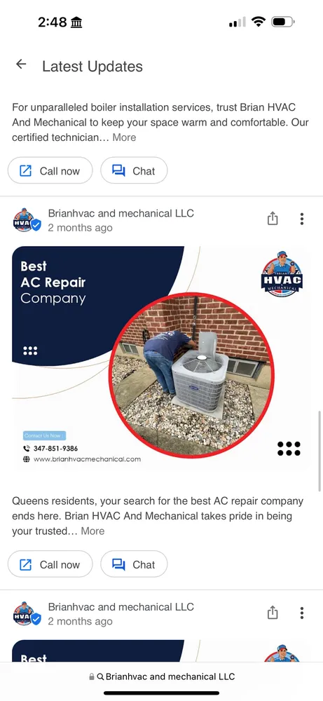 Slide of Brian HVAC And Mechanical