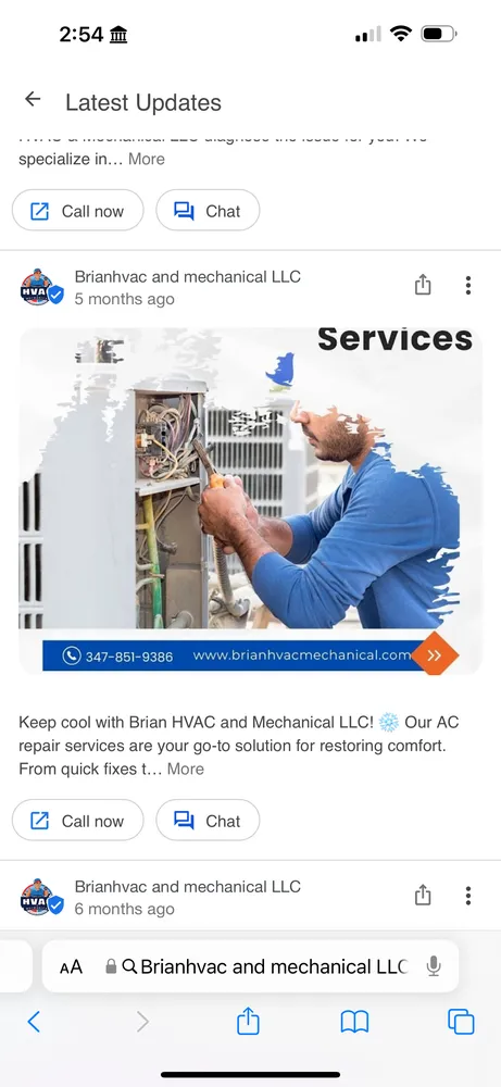 Slide of Brian HVAC And Mechanical