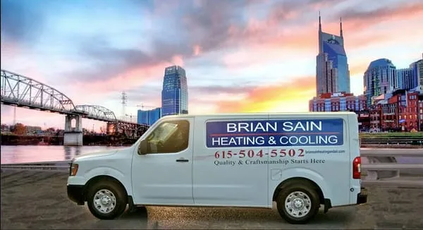 Brian Sain Heating & Cooling Logo
