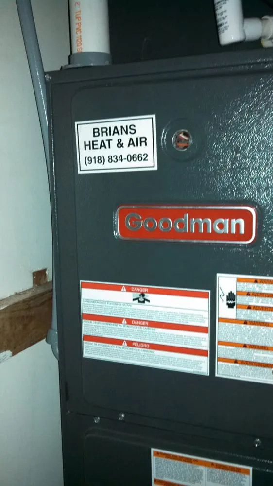 Slide of Brian's Heat and Air