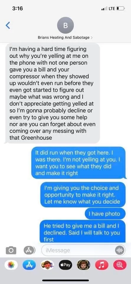 Slide of Brian's Heating & Electrical