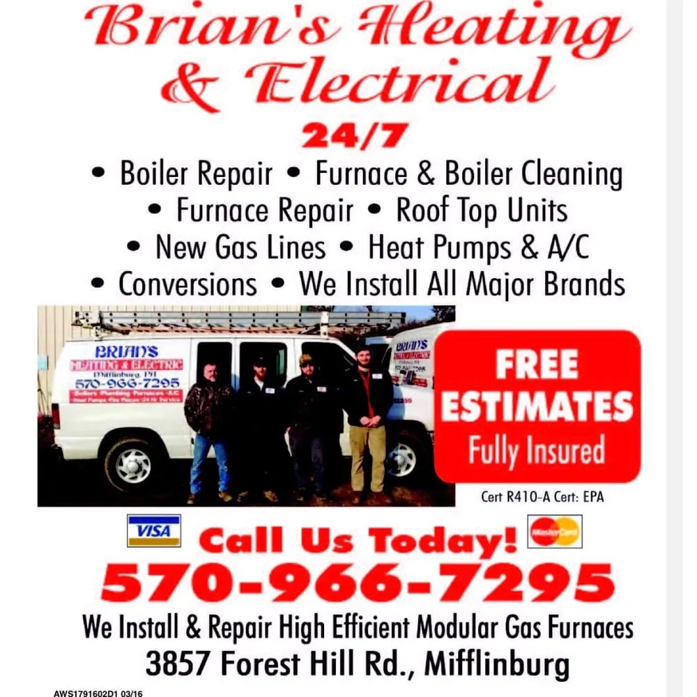 Slide of Brian's Heating & Electrical