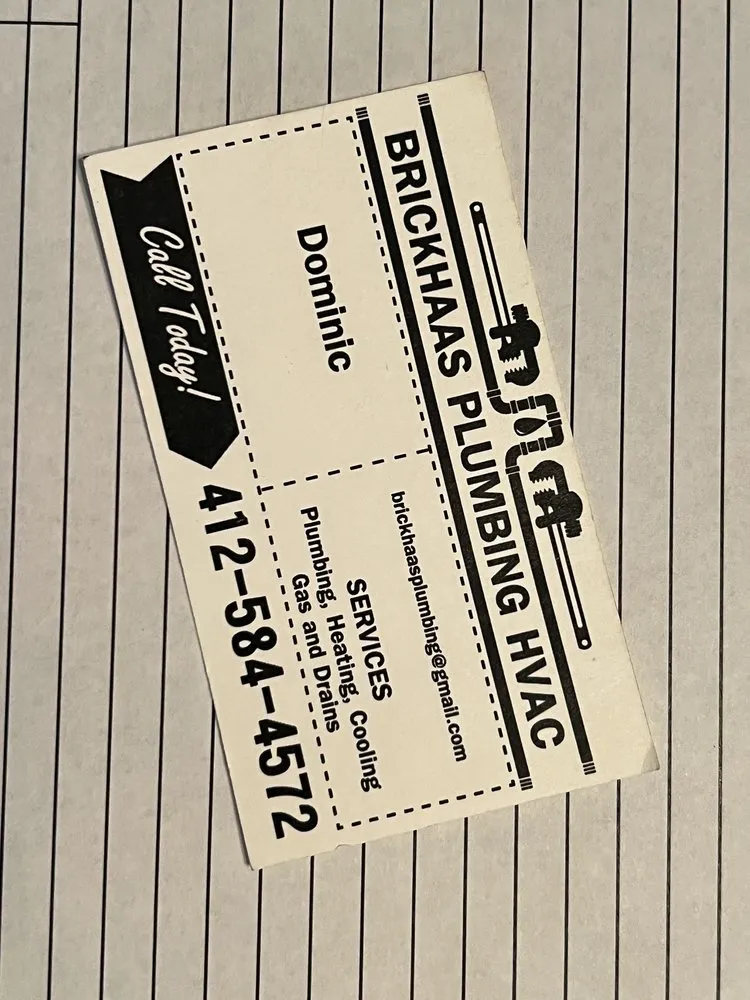 Slide of Brickhaas Plumbing HVAC