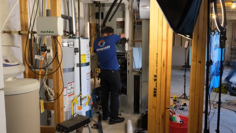 Slide of Brigham Heating and Cooling