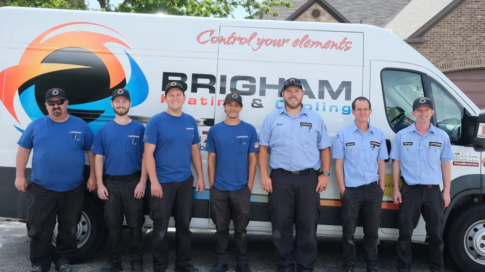 Slide of Brigham Heating and Cooling