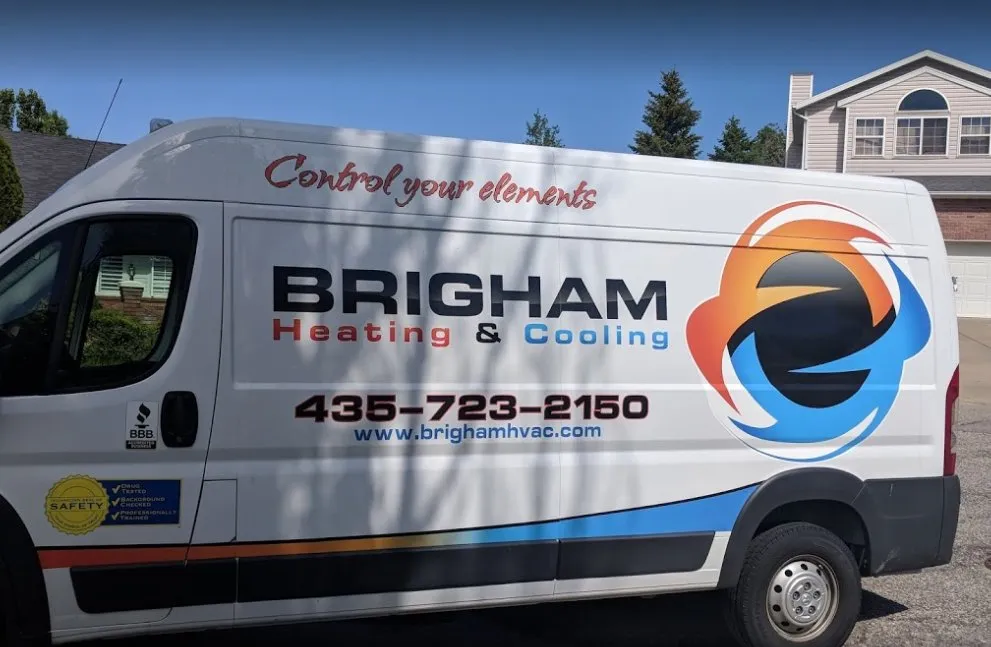 Slide of Brigham Heating and Cooling