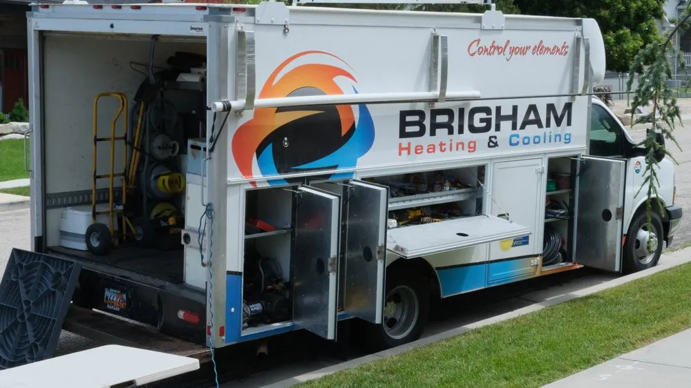 Slide of Brigham Heating and Cooling