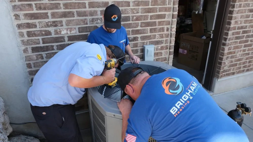 Slide of Brigham Heating and Cooling