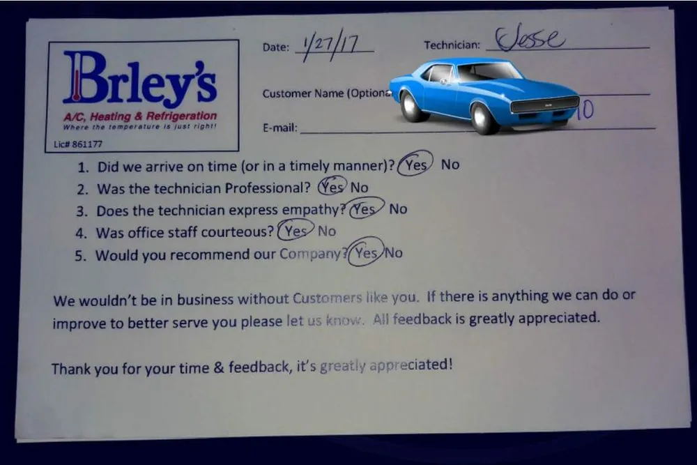 Slide of Brley's AC Heating & Refrigeration