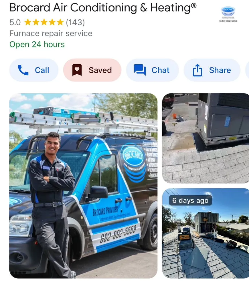 Slide of Brocard Air Conditioning & Heating