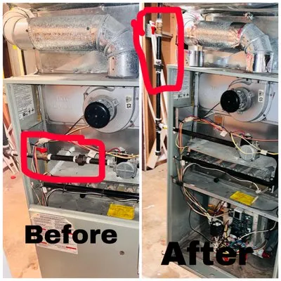 Brothers Heating and Cooling Logo