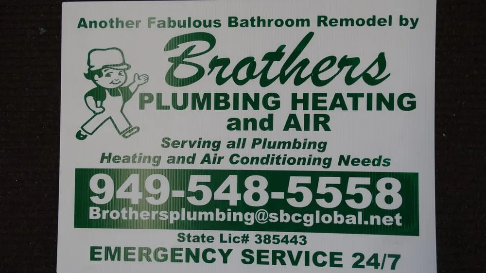 Slide of Brothers Plumbing Heating and Air