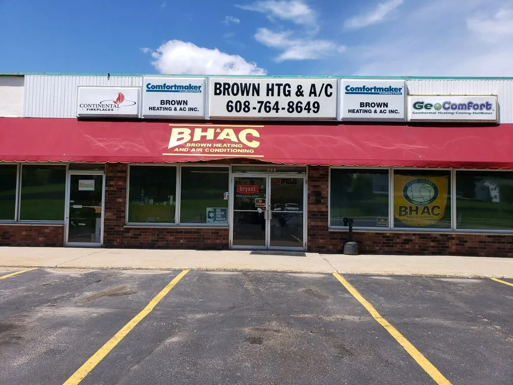 Slide of Brown Heating & A/C