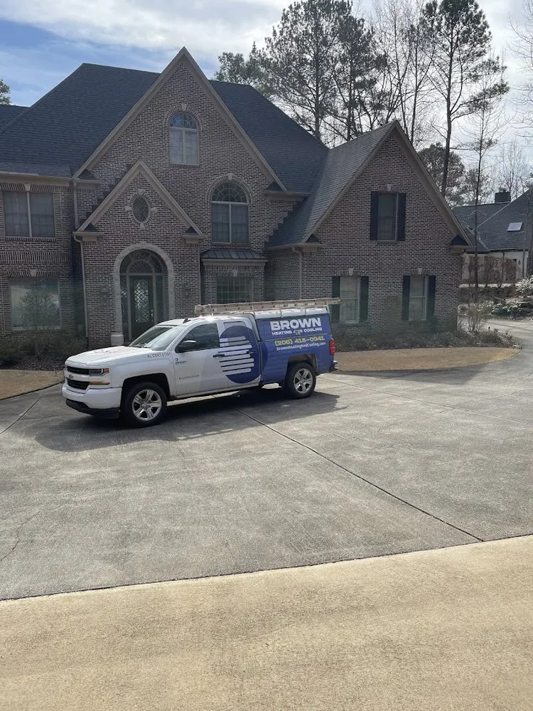 Slide of Brown Heating, Cooling and Plumbing