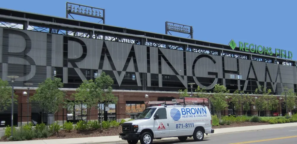 Slide of Brown Heating, Cooling and Plumbing