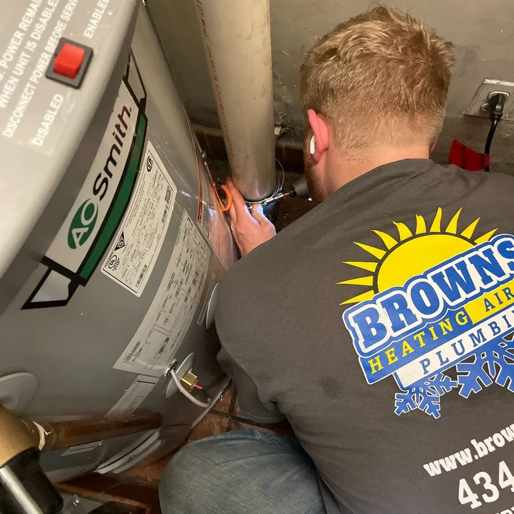 Slide of Browns Heating and Air