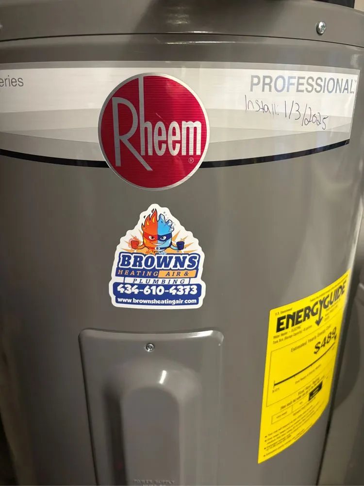 Slide of Browns Heating and Air