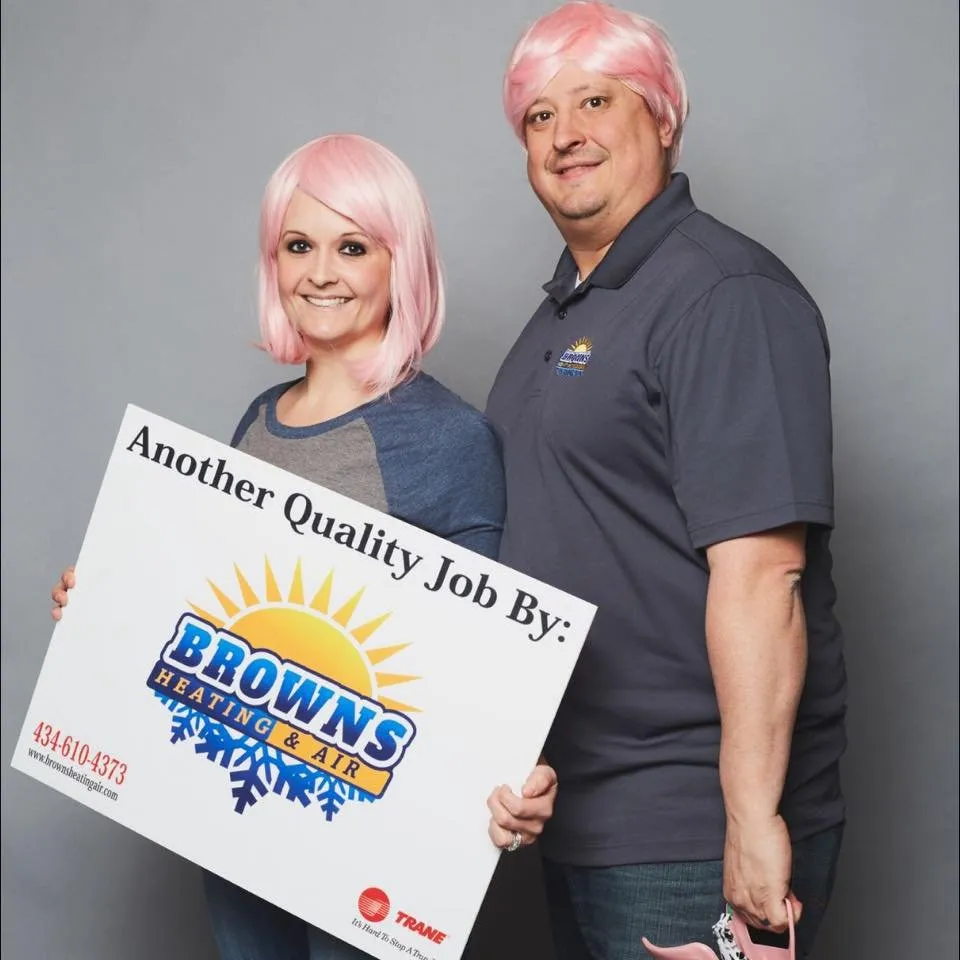 Slide of Browns Heating and Air