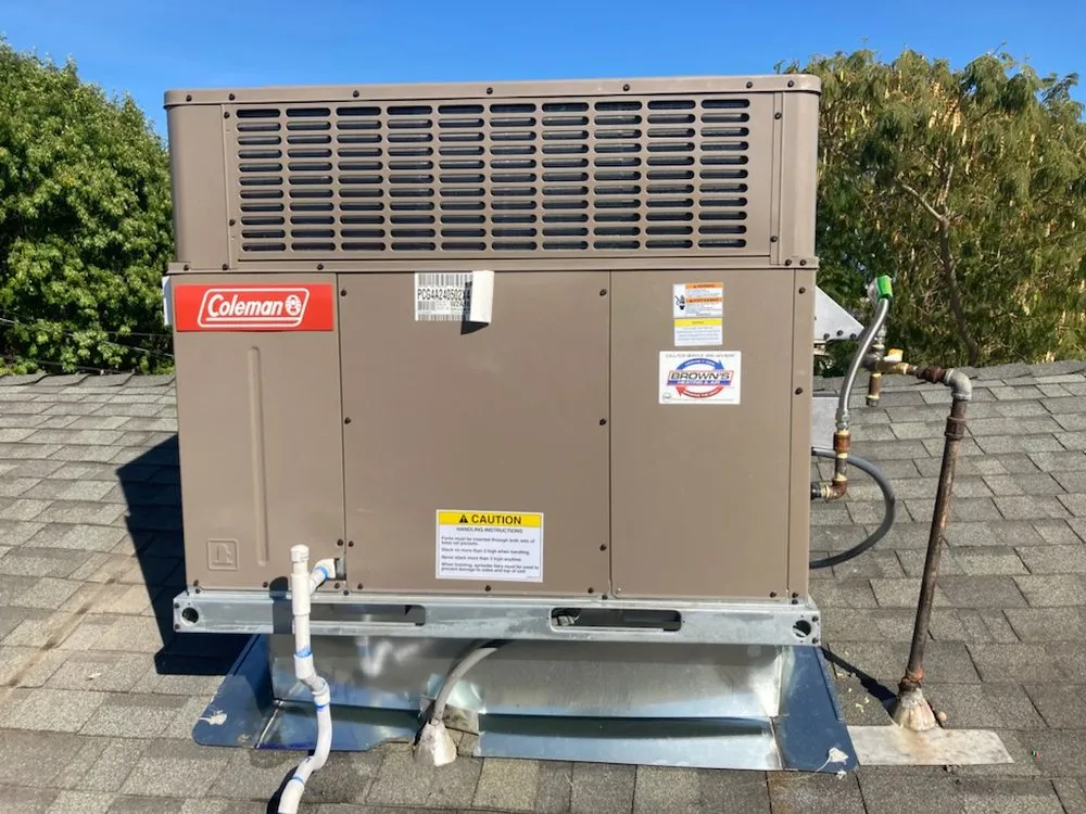 Slide of Brown's Heating and Air